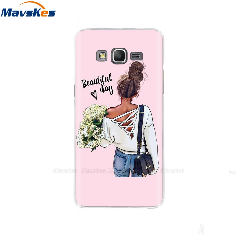 53 Чехол для samsung Galaxy Grand Prime, G530, G530H, G531, G531H, G531F, SM-G531F, флора, ТПУ, чехол, милый силиконовый чехол для телефона - Цвет: 53