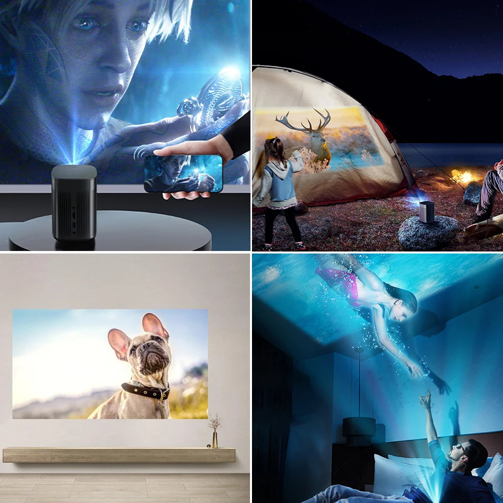XGIMI Mogo Pro + DLP мини-проектор Full HD 1080P Android TV 9 0 с поддержкой батареи автофокус и