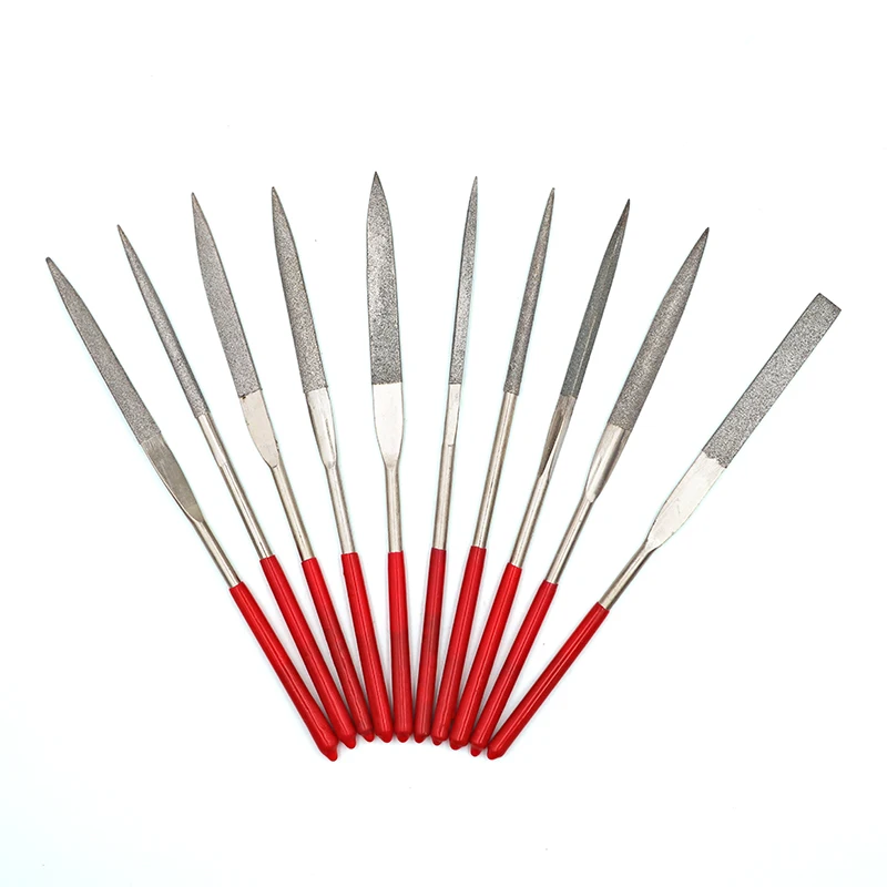 Набор металлических пилок для зубов набор из 10 инструментов полировки резьбы