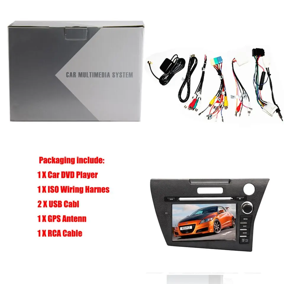 Для Honda CRZ dvd gps Автомагнитола автомобиля multimidia Авторадио 2016-2019 поддержка 4G Bluetooth
