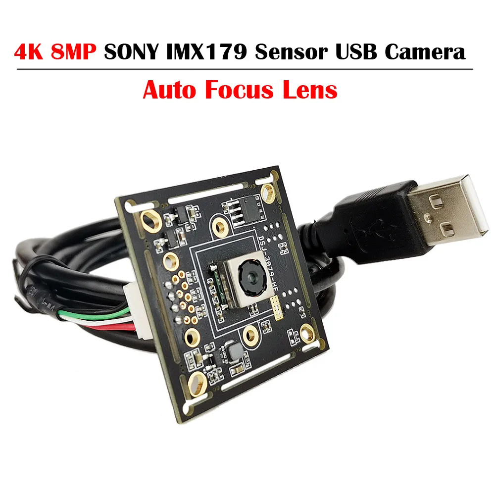 USB камера 4K 8 Мп 3264X2448 SONY IMX179 датчик UVC OTG подключи и работай Usb веб с объективом