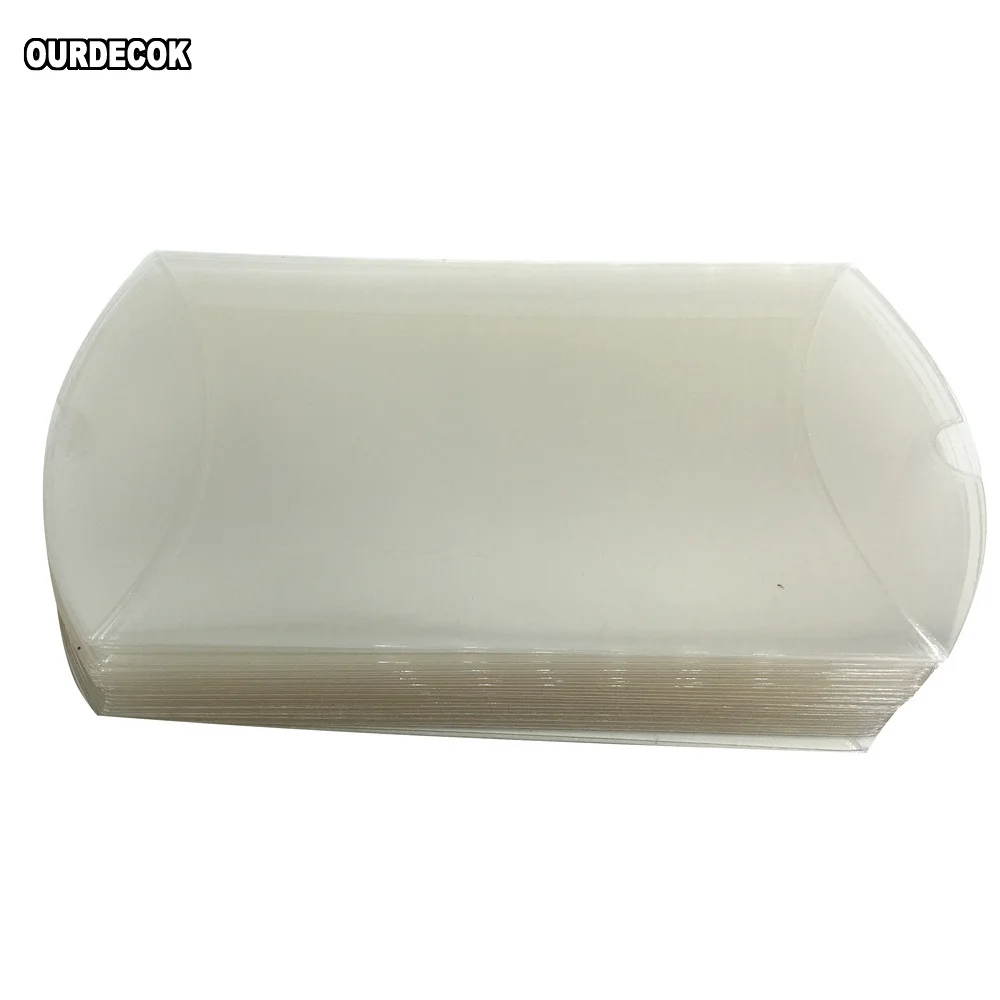 Свадебные подарочные коробки 25 шт. прозрачная коробка для конфет в форме подушки