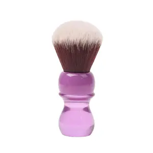 Yaqi 24 мм фиолетовая ручка норковая синтетическая щетка для влажного бритья