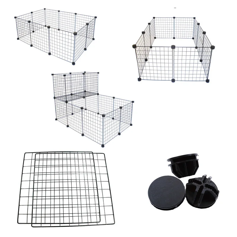 

DIY Pet Cat Cage Large Indoor Large Indoor House Outdoor Large Cat House Villa Multi Door & Window Folding Detachable Large Hous