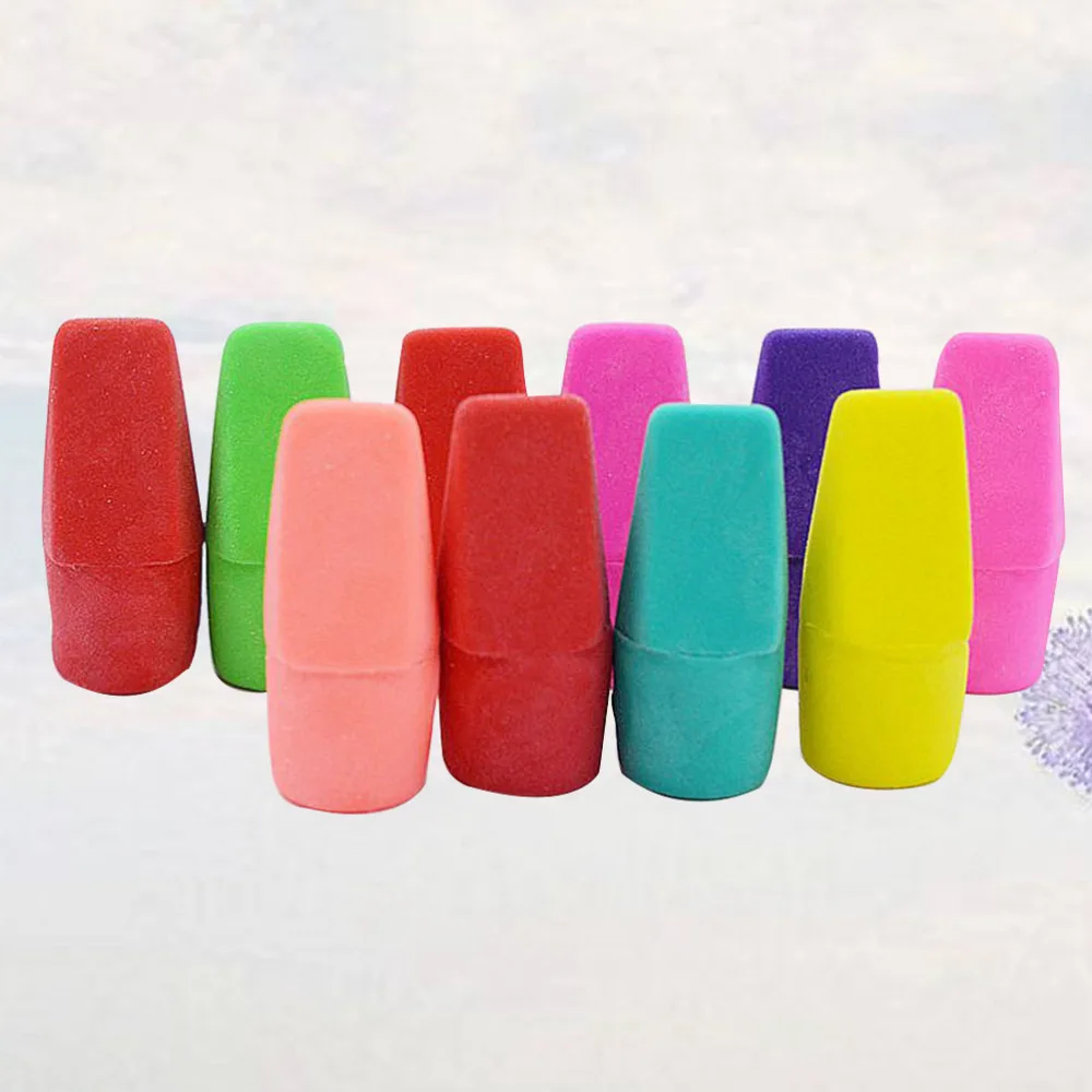 

150PCS Pencil Head Eraser Plain Eraser Head Creative Eraser Students Stationery Gifts Random Color