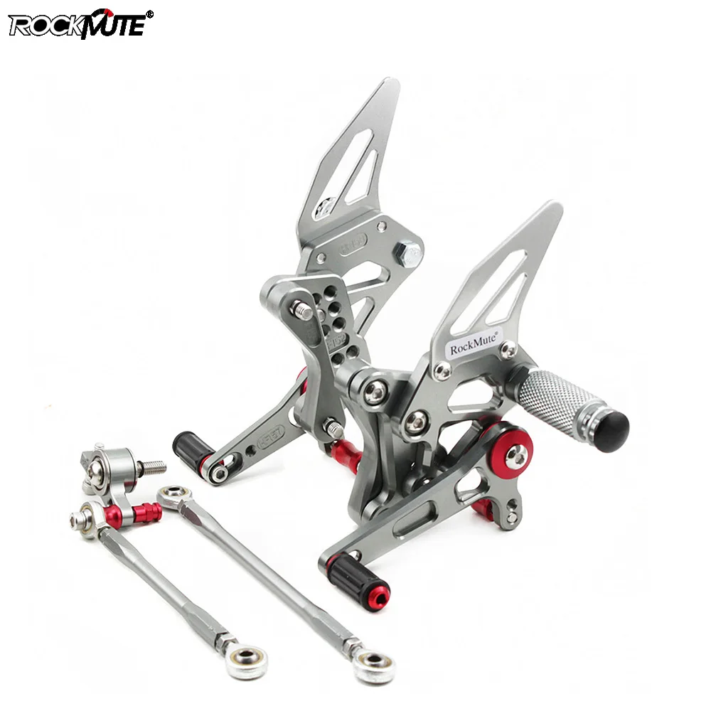 CNC алюминиевый мотоцикл Регулируемый Rearset задний Набор Подножки педаль Подножка