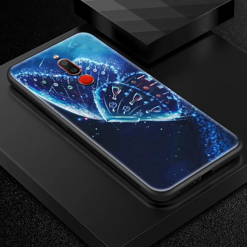W323 Задняя крышка из закаленного стекла для Meizu 16s 16th Plus 16X M6T M882Q M892Q M5 M6 M8 M9 Note TPU Рамка бампер печать обложек сумка с животными - Цвет: W323
