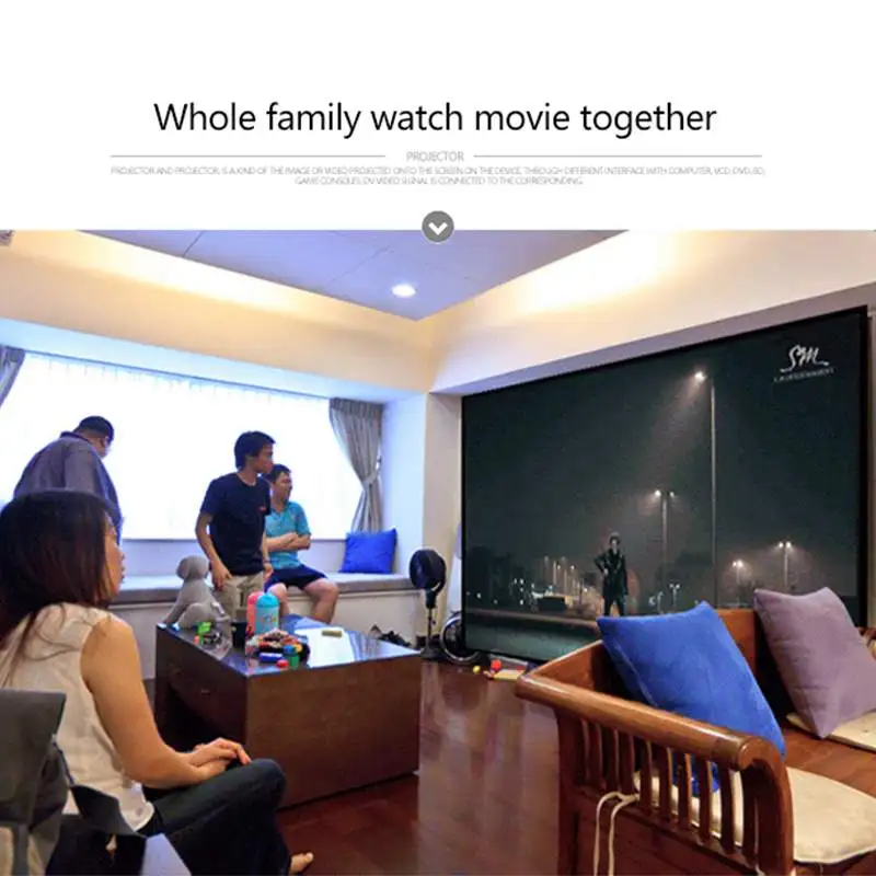 

HD Projector LCD 4K Android 1280*800 3500 Lumens 4K 10000:1 Home Theater Multimedia Media Player for Business home movie