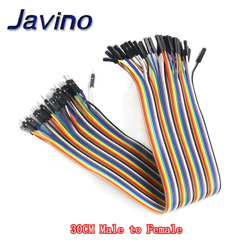 Dupont Line 10 см 20 30 штекер + гнездо соединительный кабель для комплекта arduino