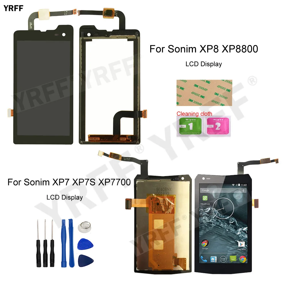 Новый ЖК-экран s для Sonim XP7 XP7S XP7700 XP8 XP8800 ЖК-дисплей сенсорный экран дигитайзер