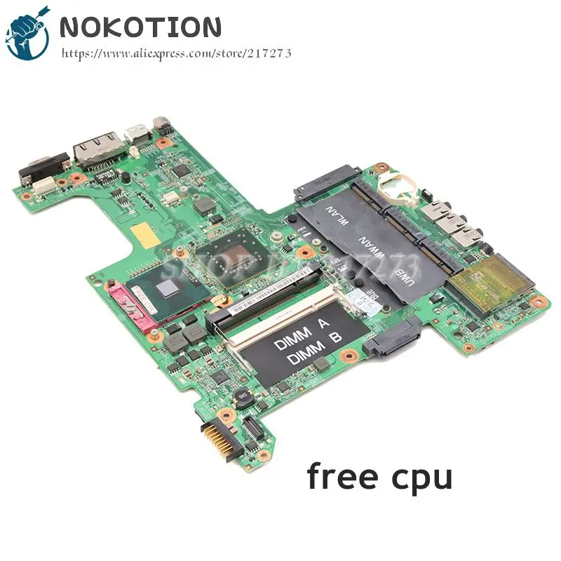 Материнская плата NOKOTION для ноутбука Dell Inspiron 1525 материнская 965GM DDR2 свободный ЦП CN