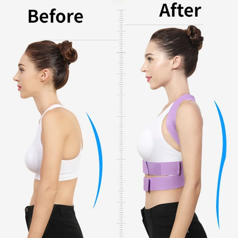 

Childrend Kids Adults Lumbar Back Posture Correction Bandage Back Corrector Therapy Corset Spine Support Belt