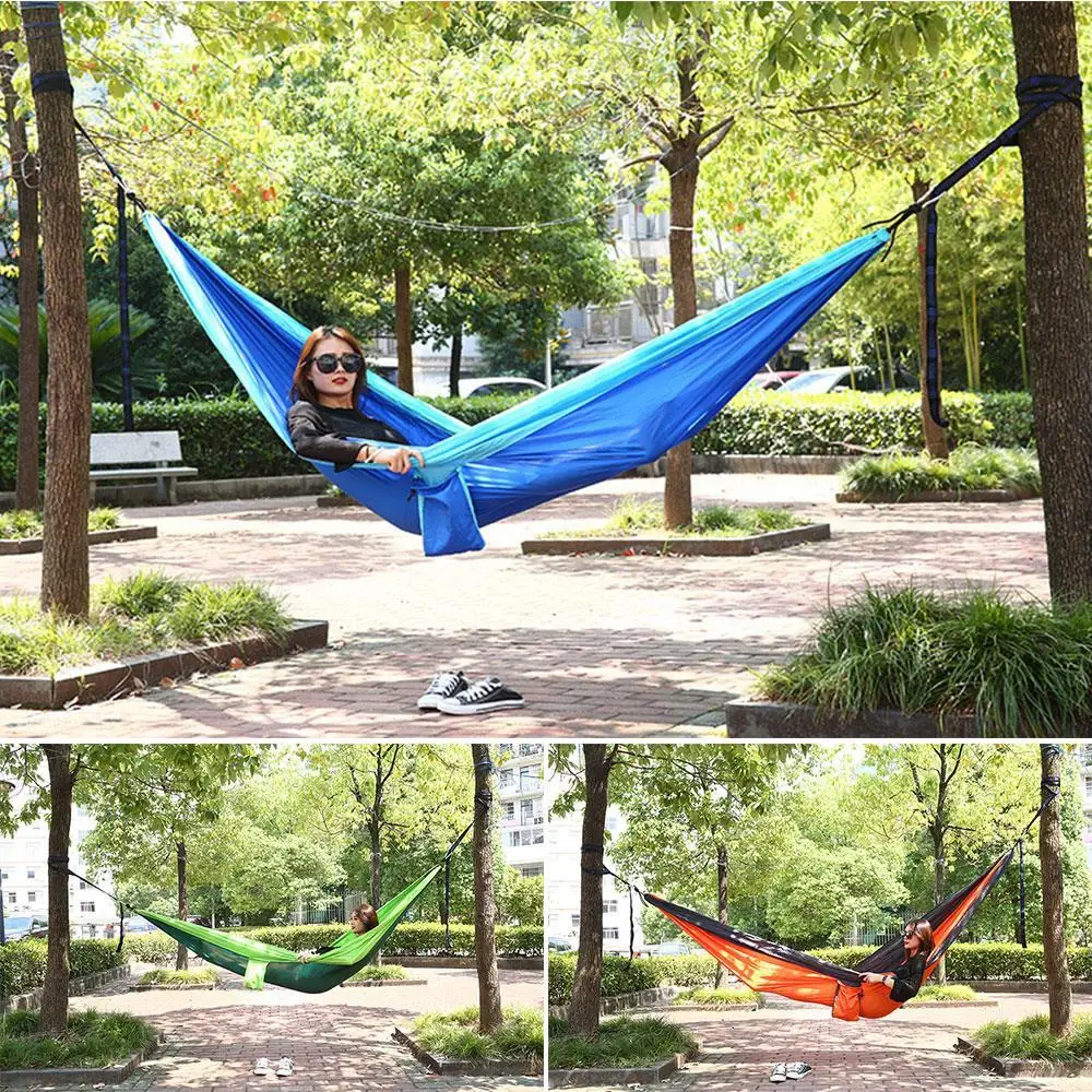 Picnic 400kg Hanging Bed Camping Hammock Outdoor Nylon Strong Swing Hike Camp Tent Explore | Спорт и развлечения