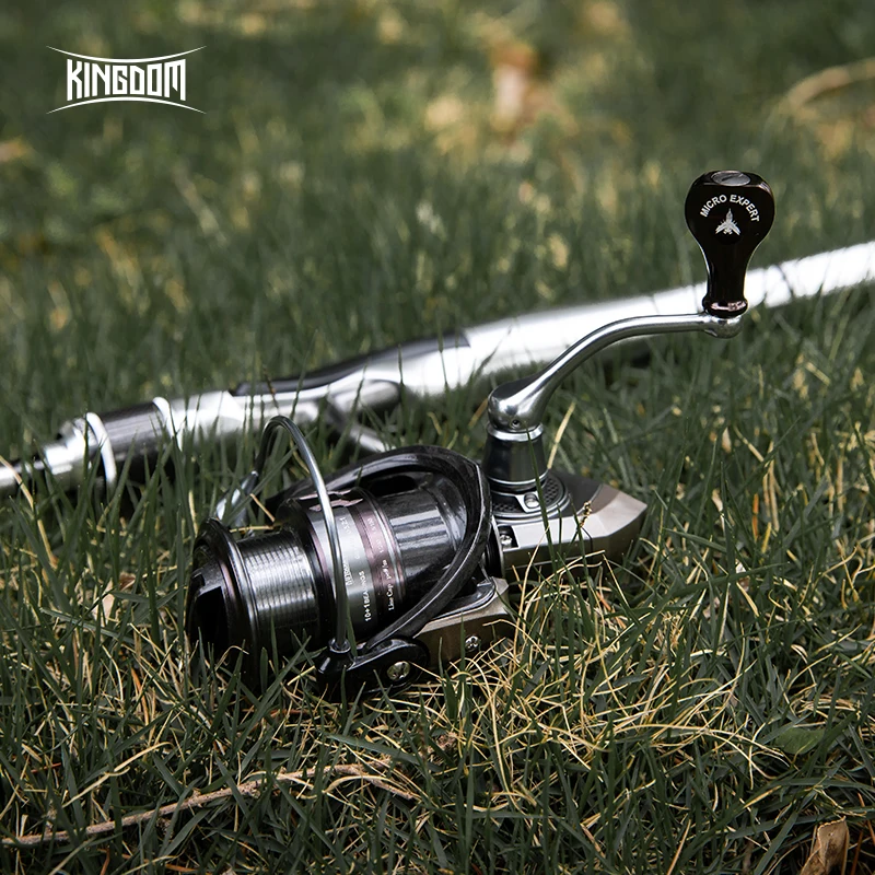 

Kingdom Spinning Fishing Reel Carbon Fiber Disc 5.2:1 Gear Ratio 10+1 BBs High Strength&Light Weight Good Quality Fishing Reels