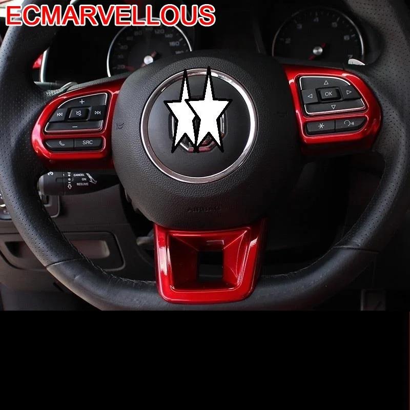 

Auto Steering Wheel Button Automobile Chromium Decorative Car Styling Bright Sequins Accessories 18 19 FOR Morris Garages MG 6