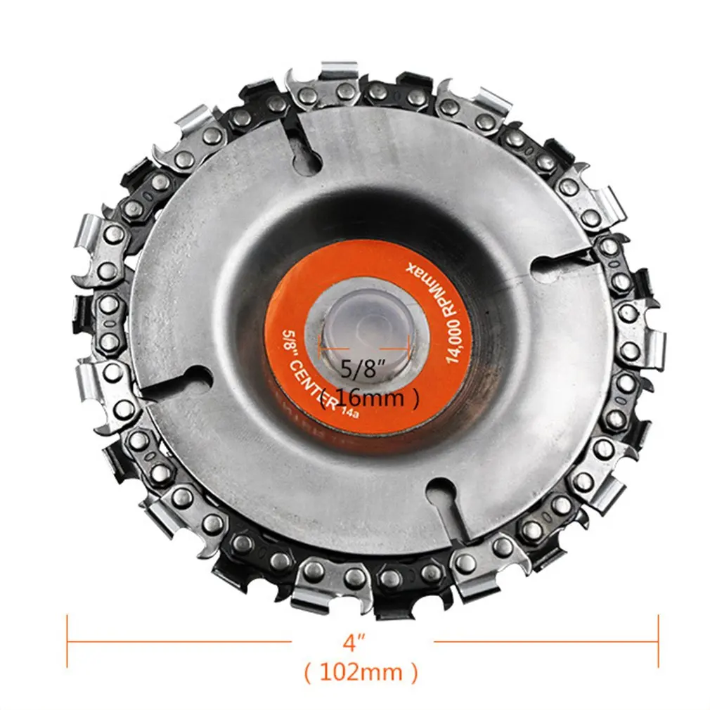 

4Inch/5 Inch Angle Grinders Chain Saws Disc Chainsaw Wheel Woodworking Wood Grinding Carving Cutting Tools