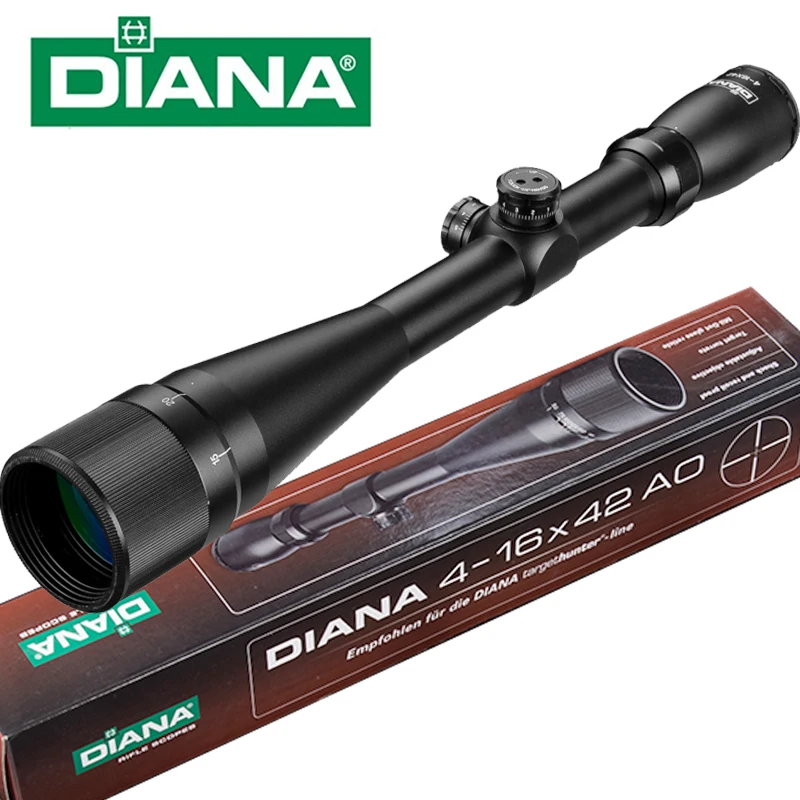 DIANA 4-16X42 AO тактический прицел Mil Dot оптический снайперской винтовки для охоты |