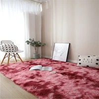 gradient tie dye rainbow colors carpets bedroom living room bedside coffee table carpet mat plush anti slip baby crawling rugs