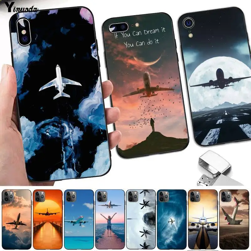 Черный силиконовый чехол для iPhone 13 8 7 6 6S Plus X 5 | Мобильные телефоны и аксессуары