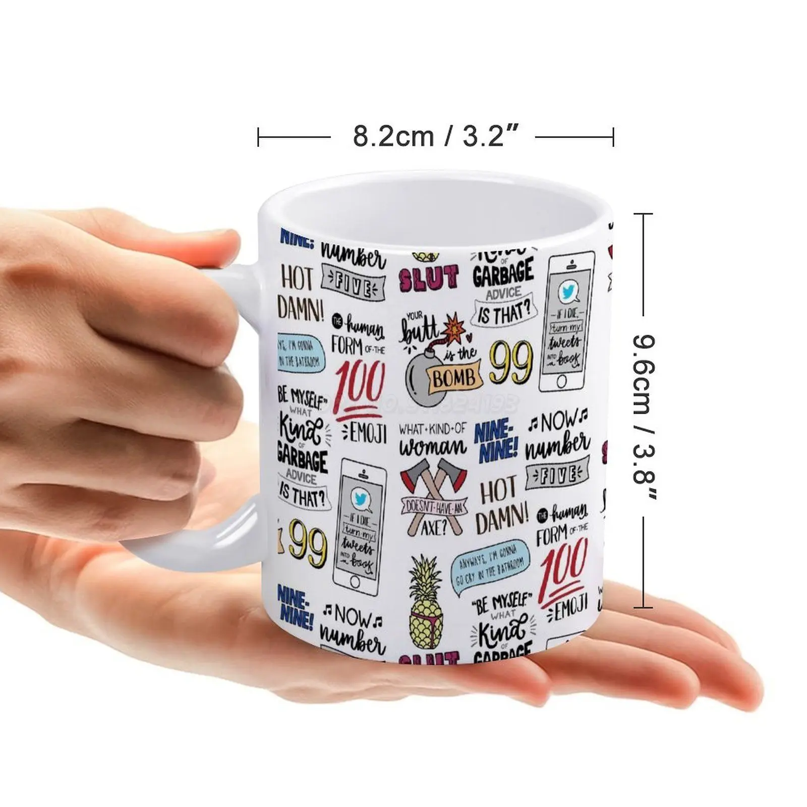 Бруклин Девять версий 2 ТВ-шоу художественная белая кружка для друзей и семьи