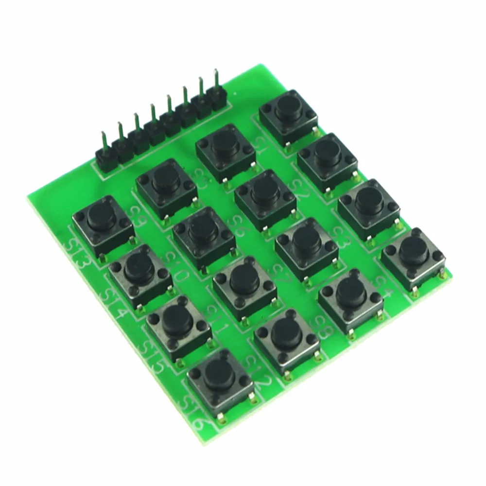 Матрица 8pin 4x4 4*4 16 кнопок клавиатура макетная плата модуль MCU для набора сделай сам
