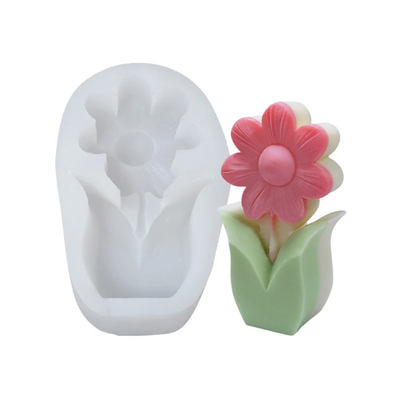 

Flowers Epoxy Resin Mold DIY Crafts Ornaments Aromatherap Plaster Silicone Mould
