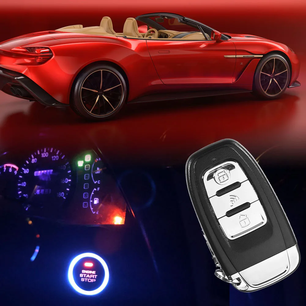 Универсальная кнопка запуска и остановки автомобильной сигнализации OkeyTech