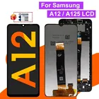 ЖК-дисплей 6,5 дюйма AMOLED для Samsung Galaxy A12 A125F A125FDS, сенсорный экран с дигитайзером в сборе, запасные части для ремонта, оригинал