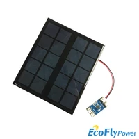 solar panle 5v 500ma 2 5w with cn3163 5v 1a solar lithium battery charging controllers