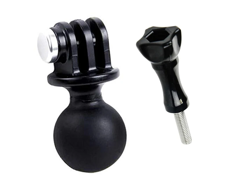 For GoPro RAM Tripod Mount Ball Head Base Adapter w/ Screw for Go Pro Hero 8 7 6 5 4 Sjcam Yi 4K Sport Action Camera Accessory