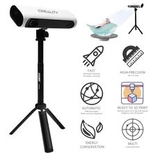 Creality Portable Full Colors 3D Scanner Sense High Precision for 3D Printers Industrial Kit with Tripod Turntable Support