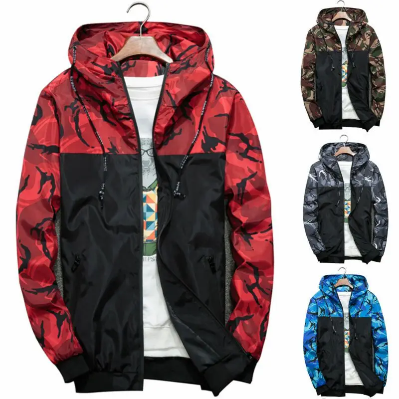 Куртка на молнии мужской дождевик походная верхняя одежда водонепроницаемая