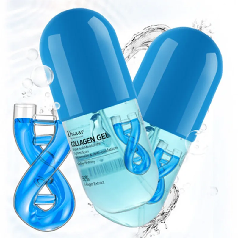 

Collagen Capsule Gel Facial Cleansing Skin Shrinking Pores Hydrating Moisturizing Face