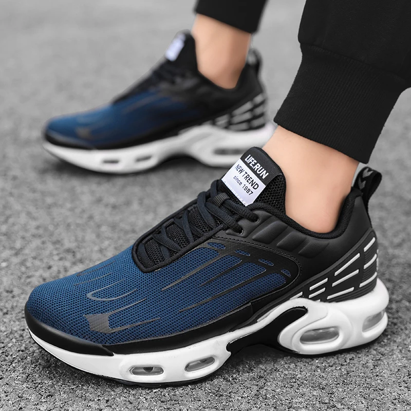 

Мужские кроссовки на платформе, дышащие, повседневная обувь для бега, спортивные лоферы, весна