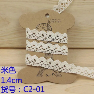10 мм черная белая бежевая вязаная кружевная лента 2 м/лот ажурная Цветочная