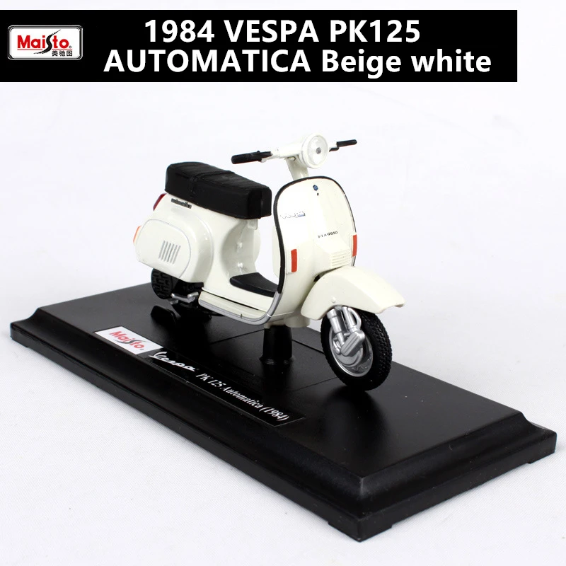 1984 Maisto 1:18 12 стилей Piaggio скутер сплав модель Vespa Мотоцикл Vespa модель Римский праздник коллекционные подарки - Цвет: 1984
