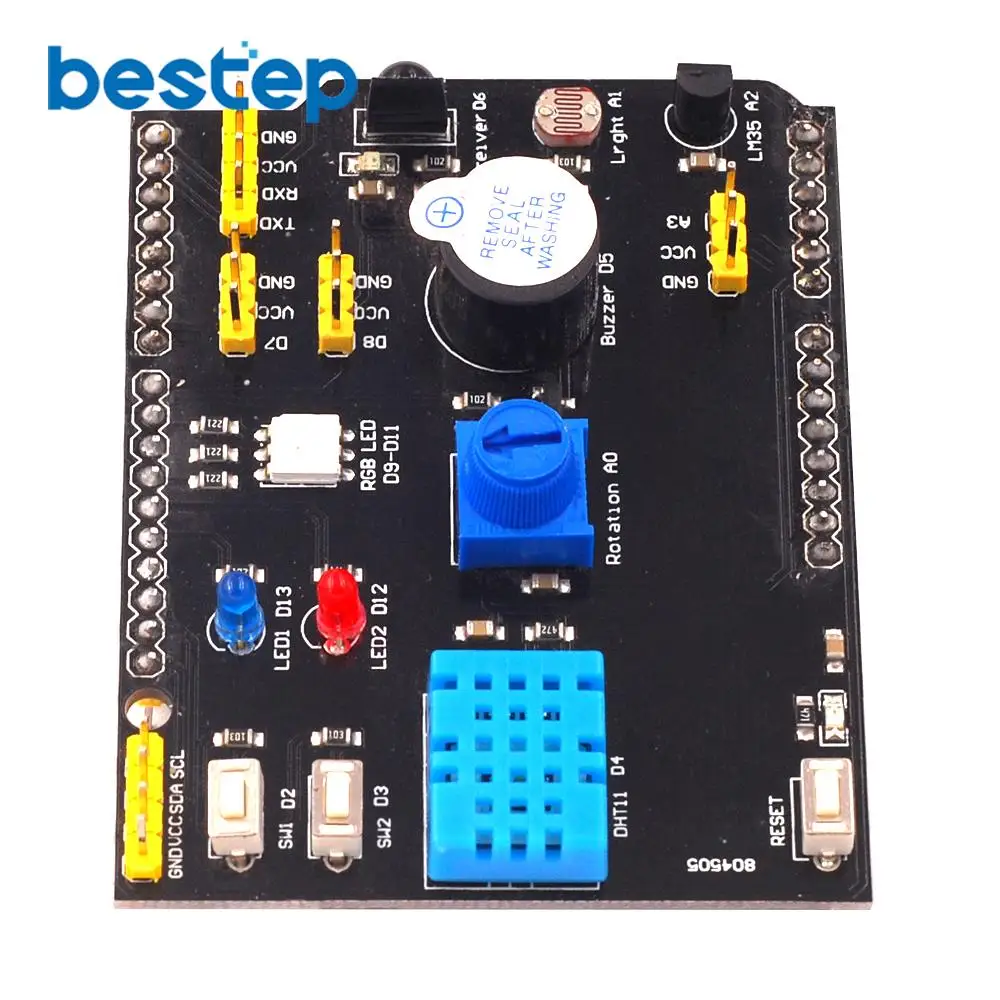 DHT11 LM35 Многофункциональный расширительный адаптер с датчиком температуры и