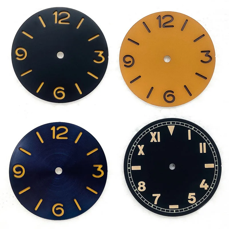

Watch Accessories 38.9mm Mechanical Men's Watch Accessories Scale Dial for ETA 6497 6498 Movement