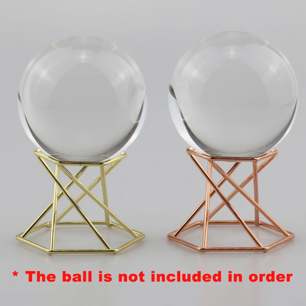 Металлическая подставка для дисплея хрустальных стеклянных объективов гадания