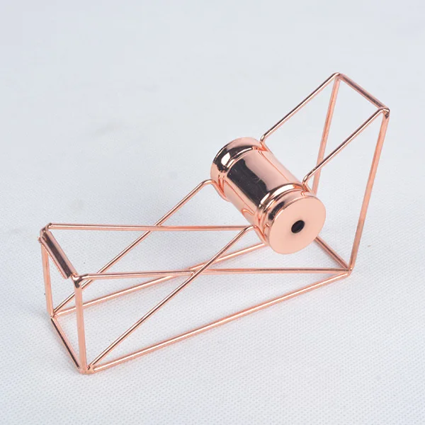 2 шт. канцелярские принадлежности из розового золота: 1 металлический держатель