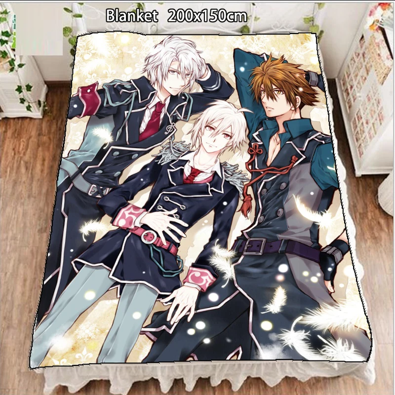 

Аниме Флисовое одеяло idolish7 Осака Sogo Yaotome Gaku Плед Ковер мягкие постельные принадлежности 200x150 см