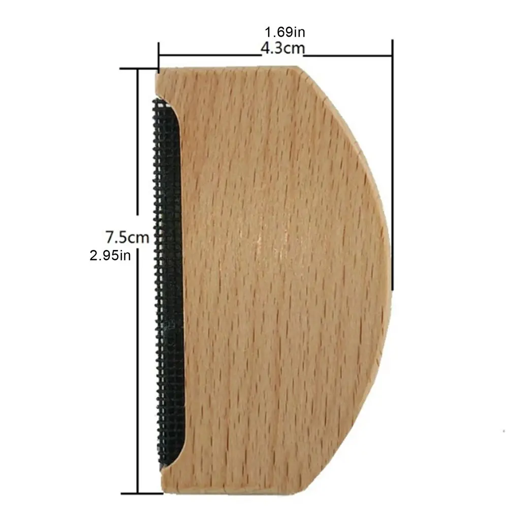 

Wooden Epilator Sweater Clothes Shaver Fabric Clothes Sweater Lint Removers Manual Portable Wooden Lint Trimmer Comb Shaver