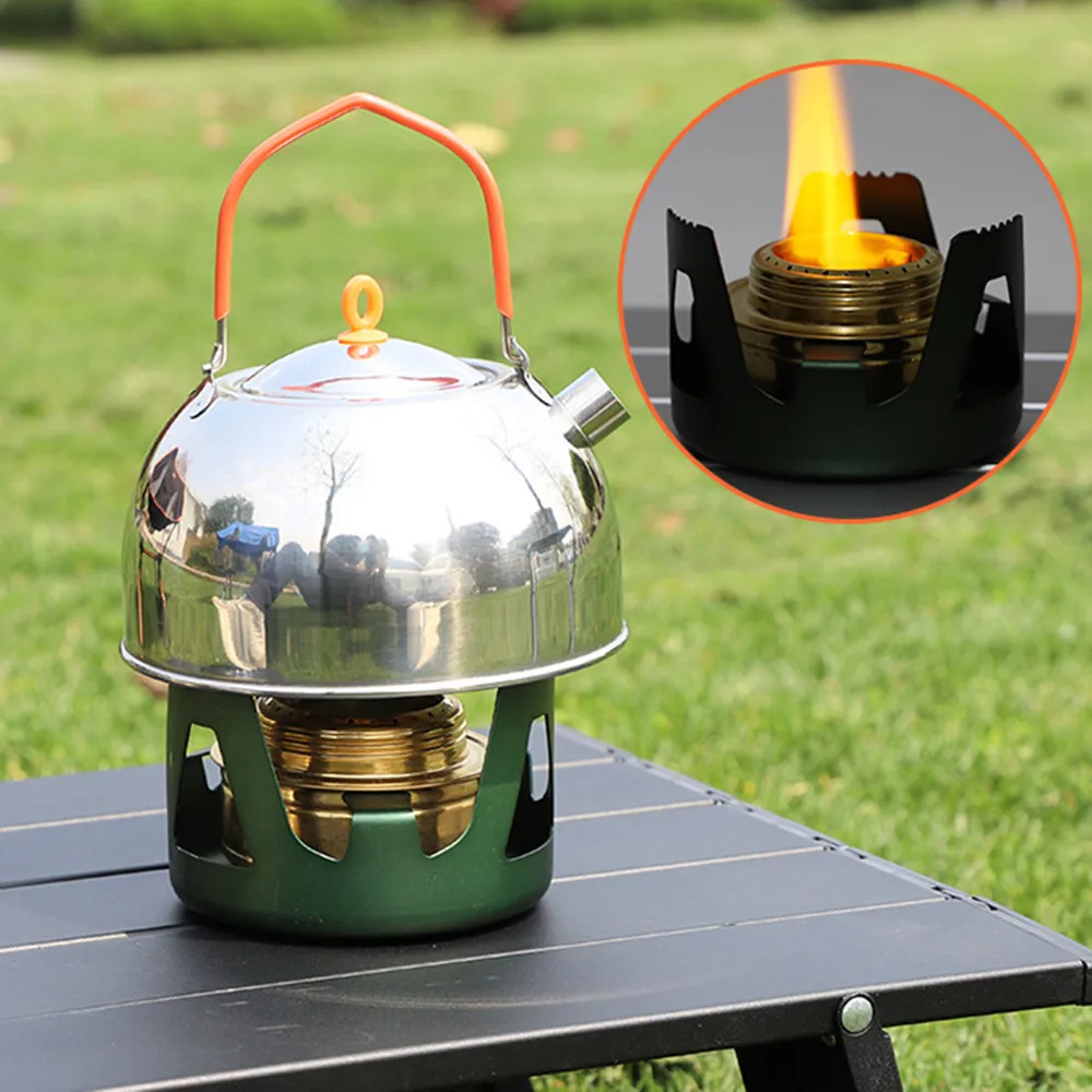 

Camping Portable Alcohol Stove Outdoor Picnic Backpacking Spirit Burner Camping Cookware Set Mini Ultralight Alcohol Stove New