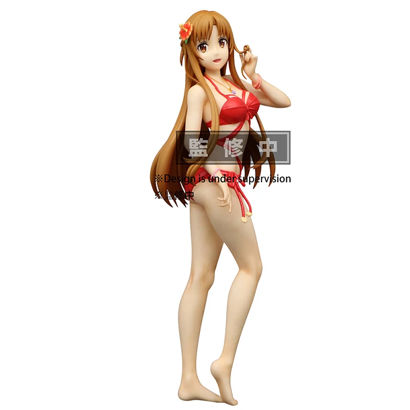 

Динамические оригинальные Аниме фигурки FuRyu, меч, искусство онлайн, красный купальник, модель Yuki Asuna из ПВХ, игрушечная кукла, настольные Ста...