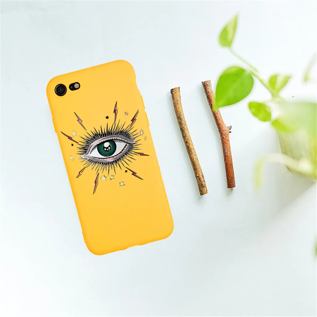 Милый простой чехол для телефона iPhone SE 2020 X XS художественные картины креативный