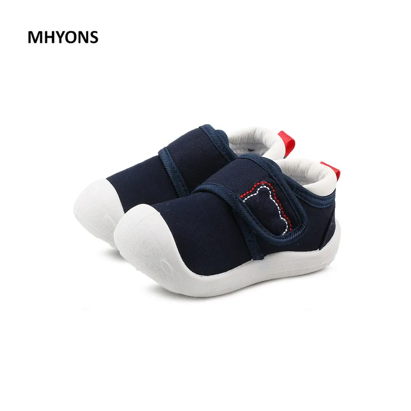 

2020 Kids Shoes For Boys Girls Airelastic fabric Breathable Children Soft Casual Sneakers Baby Boy Girl Toddlers Strip 12-17 CM