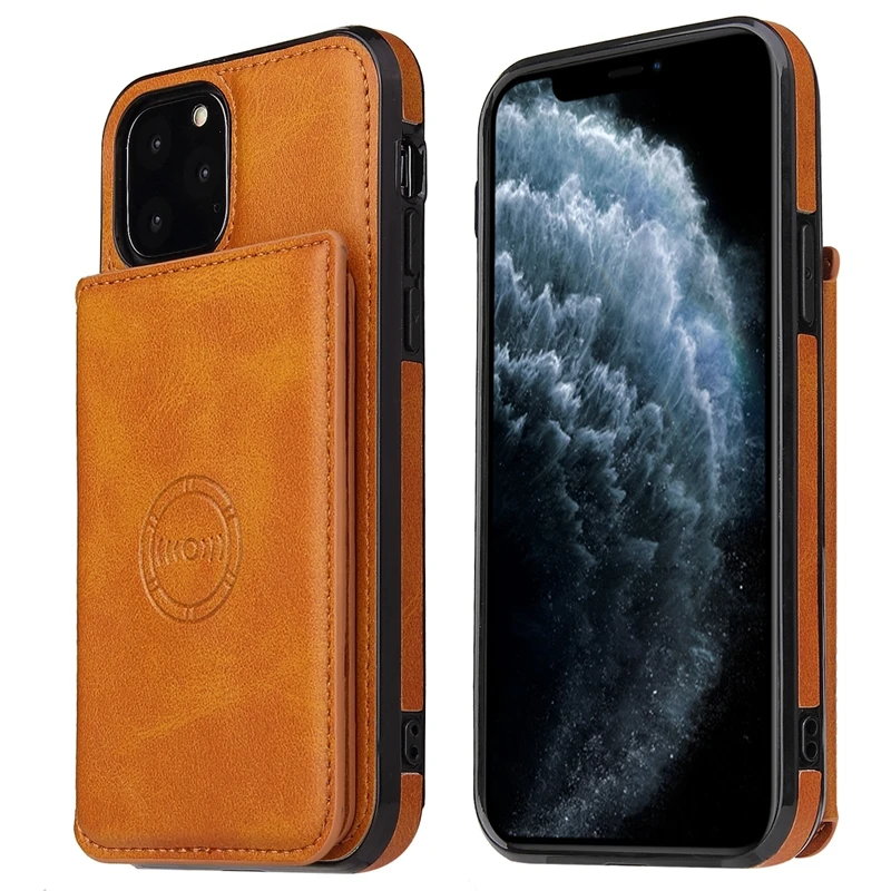 Для iPhone 12 Мини магнитный держатель кожаный чехол для iphone 11 Pro XS Max X XR 6 6s 7 8 Plus SE 2020