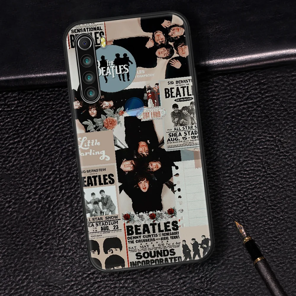 

Beatle Band Phone Case Cover Hull For XIAOMI Redmi 7 7A 8 8A 9 9C Note 6 7 8 9 9S K20 Pro K30 black Waterproof Soft Etui