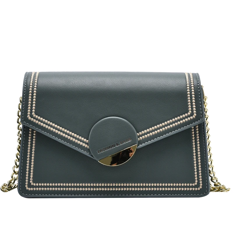 

Mini Solid Color PU Leather Flap Bags Female Crossbody Bags For Women 2020 Summer Sweet Shoulder Handbags