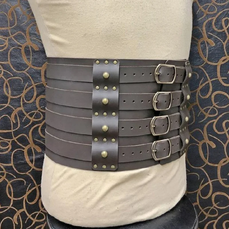 Ремень для косплея мужской широкий винтажный средневековья | Тематическая